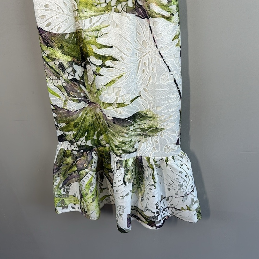 NWT Dress The Population Alea Tropical Print Lace Dress Size XS - Picture 6 of 16